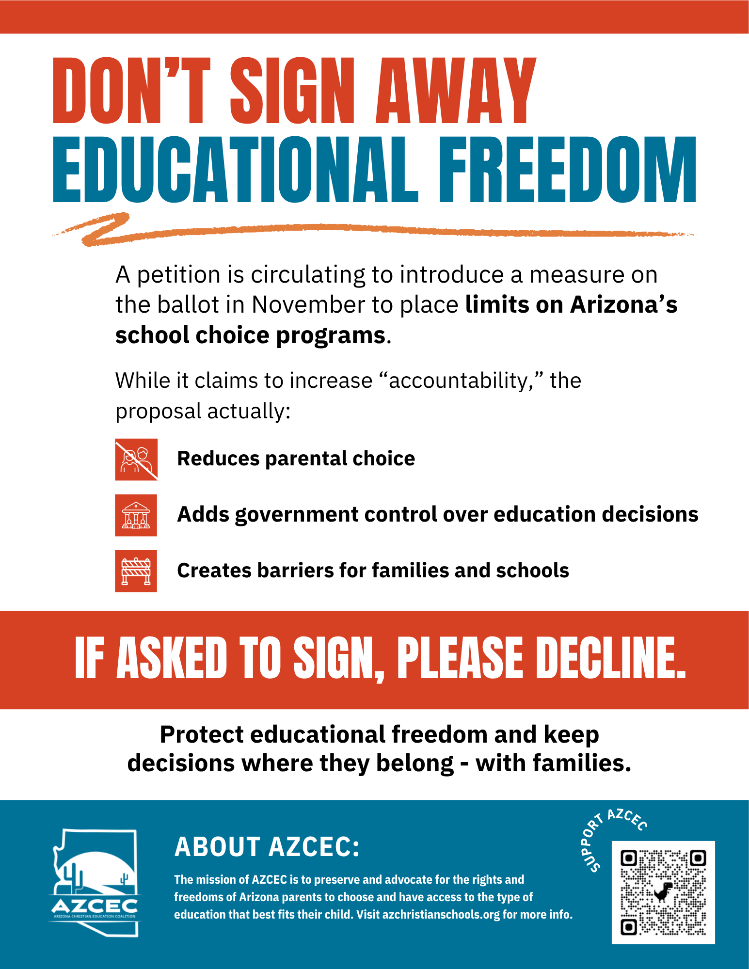 Don't Sign Away Your Educational Freedom