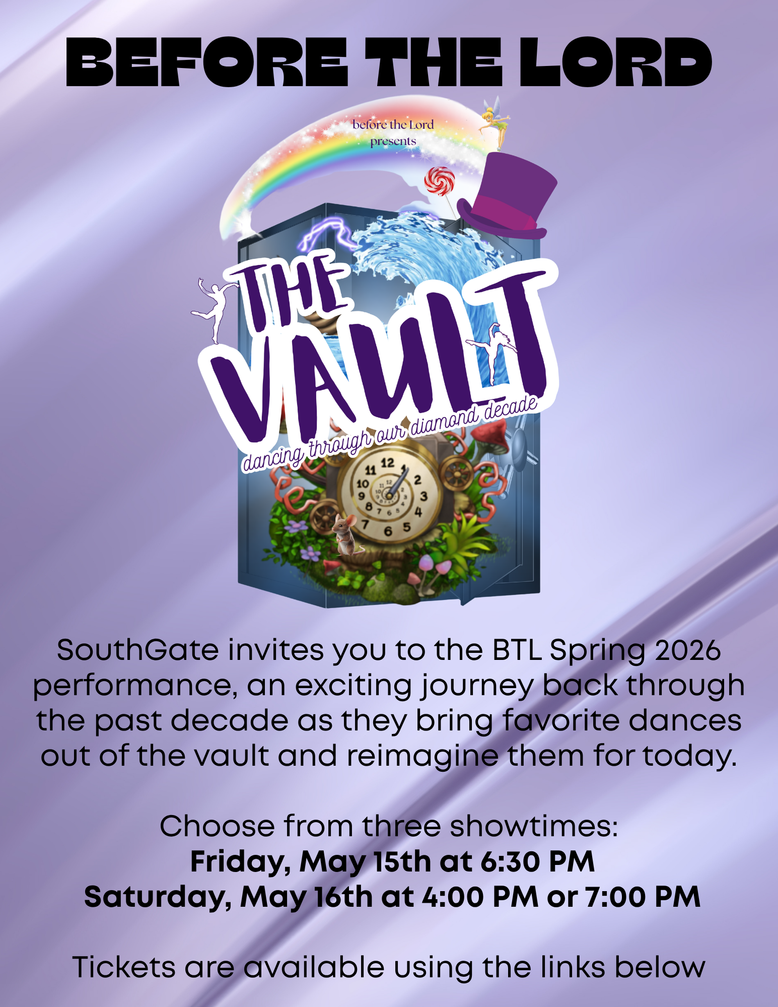 Before the Lord Dance Team: The Vault Performance - Use the buttons below to purchase tickets